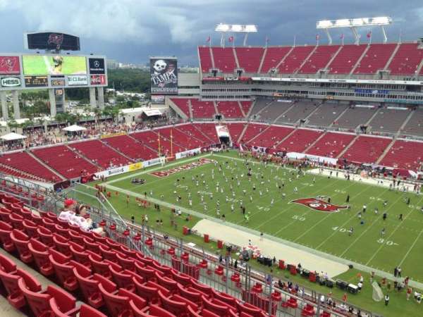 Raymond James Stadium, section: 338, row: G, seat: 20