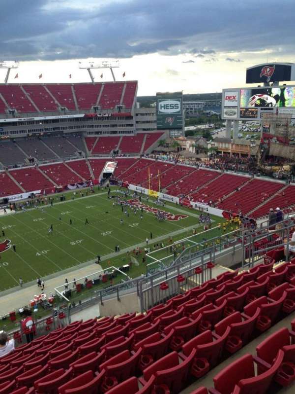 Raymond James Stadium, section: 334, row: L, seat: 12