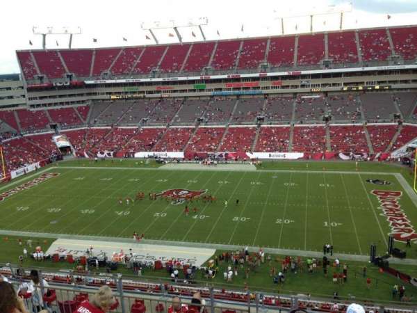 Raymond James Stadium, section: 313, row: E, seat: 14