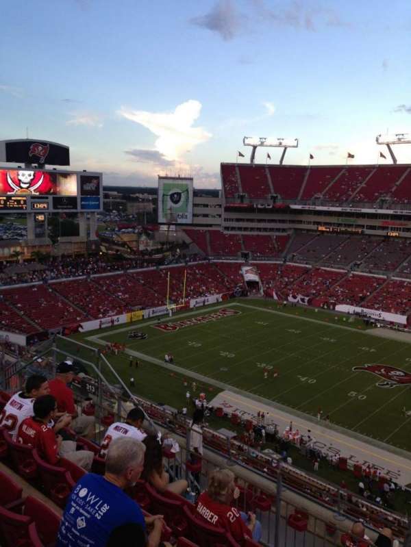 Raymond James Stadium, section: 313, row: E, seat: 14