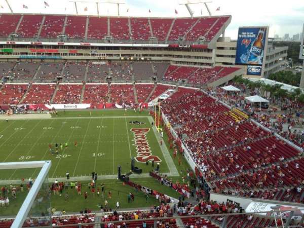 Raymond James Stadium, section: 314, row: A, seat: 6