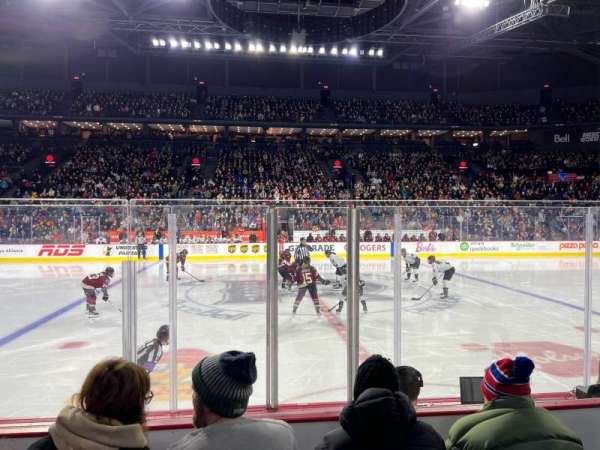 Place Bell, section: 109, row: E, seat: 10