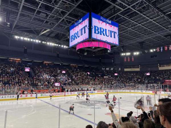 Place Bell, section: 110, row: H, seat: 16