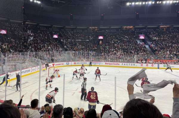 Place Bell, section: 110, row: H, seat: 19