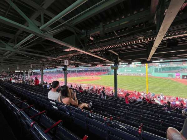 Fenway Park, section: Grandstand 8, row: 16, seat: 4