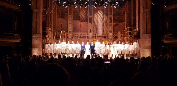 CIBC Theatre, section: Orchestra C, row: V, seat: 111