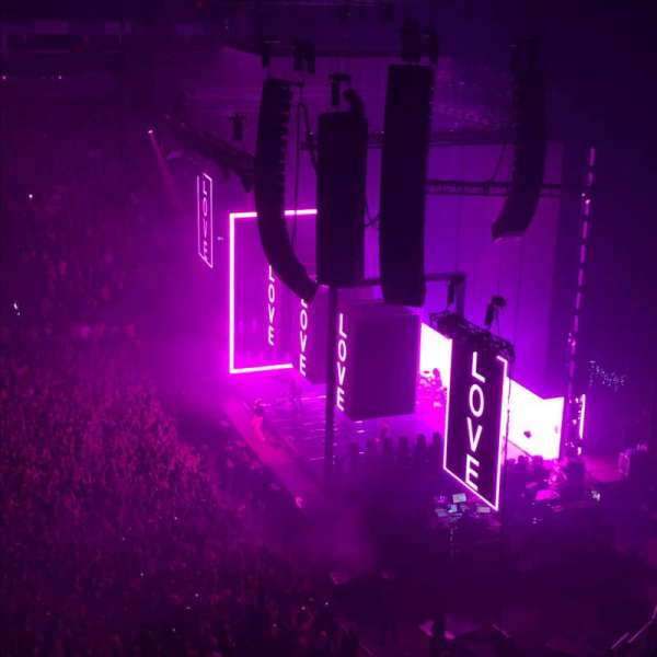 The O2, London, section: 420, row: A