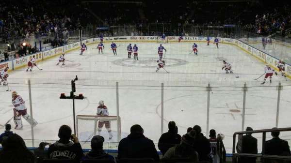 Madison Square Garden, section: 112, row: 12, seat: 17