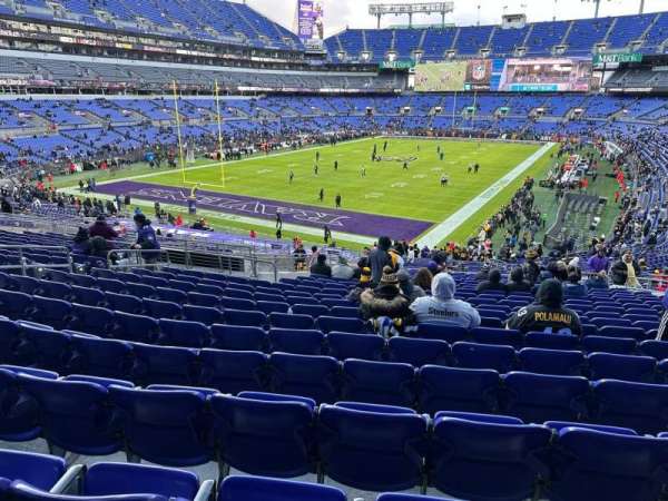 M&T Bank Stadium, section: 109, row: 39, seat: 19