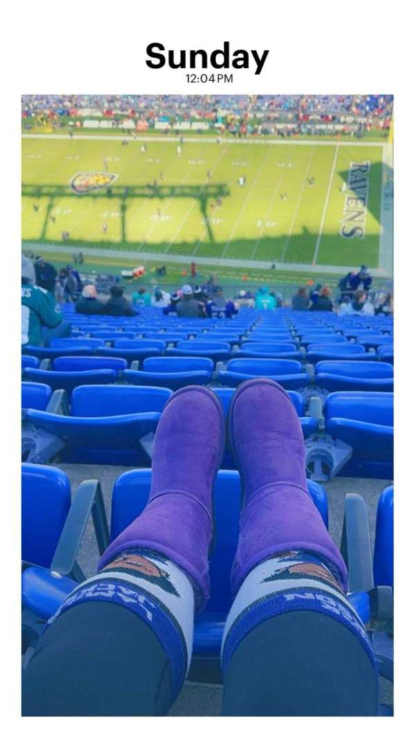 M&T Bank Stadium, section: 523, row: 22, seat: 7
