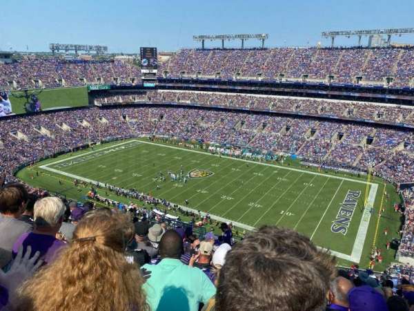 M&T Bank Stadium, section: 522, row: 19, seat: 15
