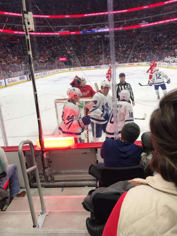 Little Caesars Arena, section: 102, row: 4, seat: 12