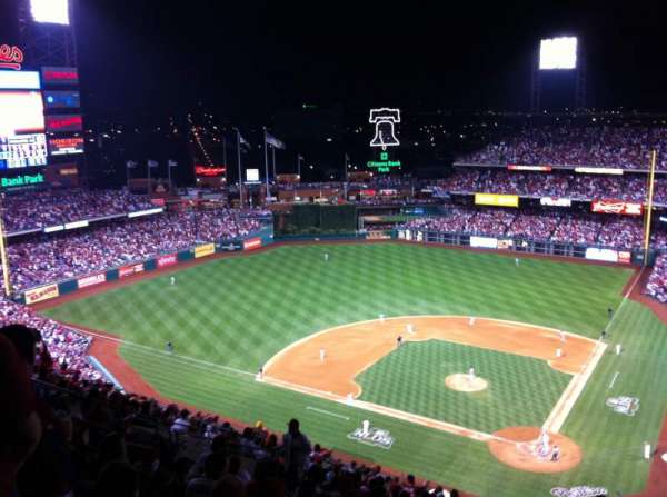 Citizens Bank Park, section: 423, row: 16, seat: 16