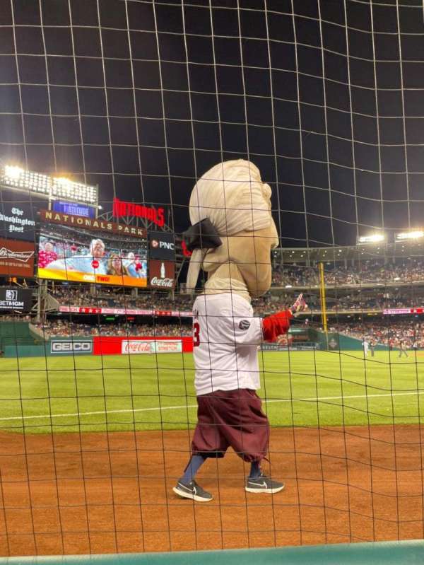 Nationals Park, section: 111, row: A, seat: 13