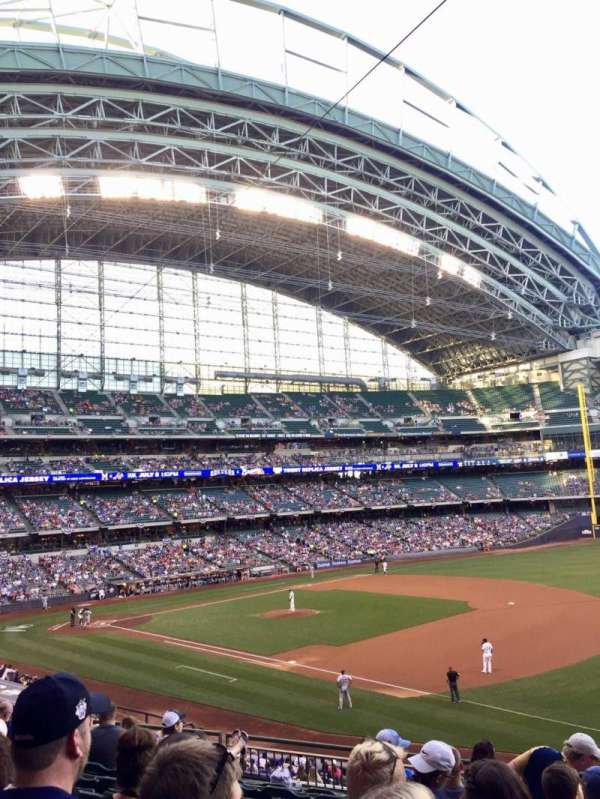 American Family Field, section: 210, row: 9, seat: 21