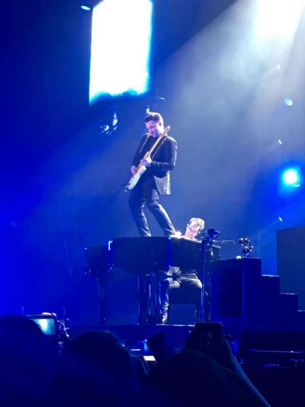 Mohegan Sun Arena, section: Floor 1, row: B, seat: 3