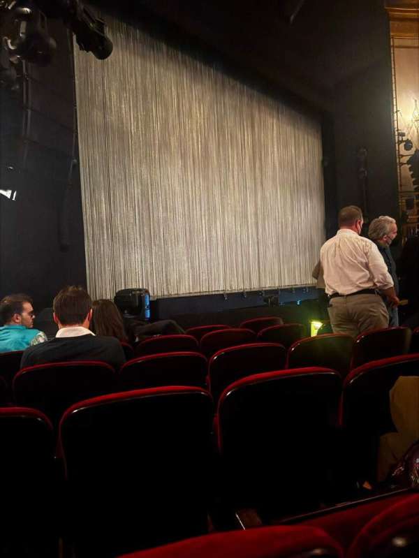 Bernard B. Jacobs Theatre, section: Orchestra L, row: G, seat: 17