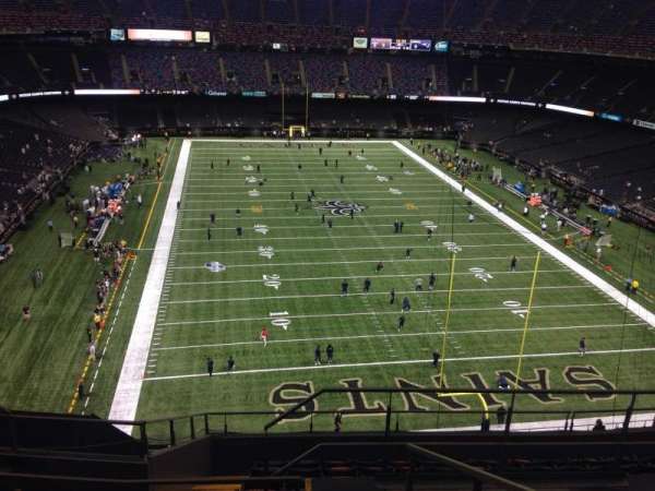 Caesars Superdome, section: 603, row: 7, seat: 7