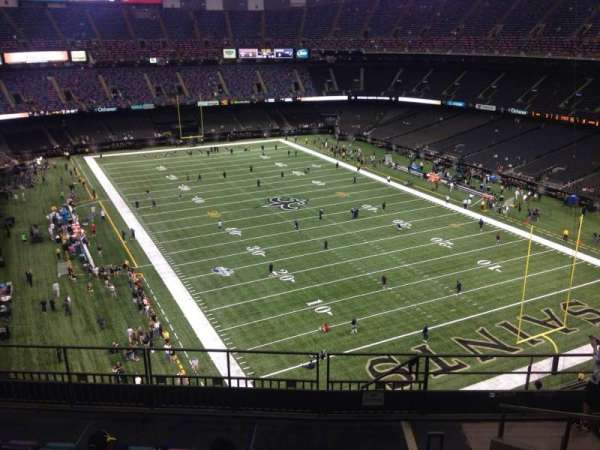 Caesars Superdome, section: 605, row: 9, seat: 10