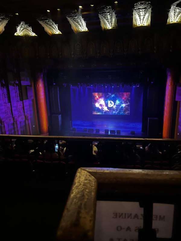 The Wiltern, section: Mezzanine RC, row: A, seat: 102