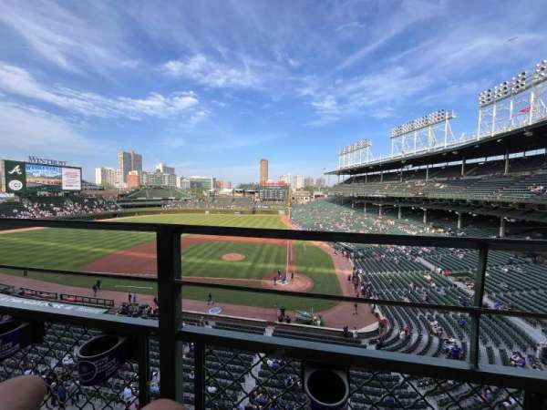 Wrigley Field, section: 313L, row: 1, seat: 11