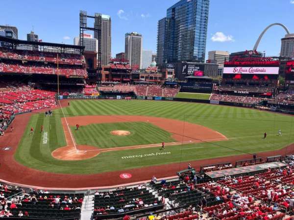 Busch Stadium, section: 247, row: 1, seat: 9