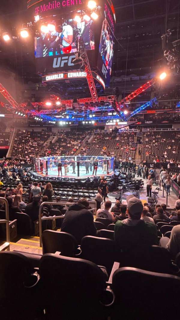 T-Mobile Center, section: 105, row: 12, seat: 17