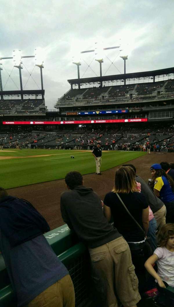 Comerica Park, section: 137, row: 2, seat: 11