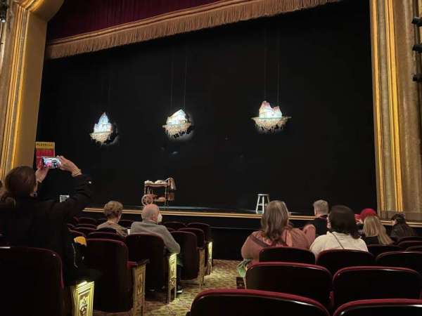 St. James Theatre, section: Orchestra R, row: H, seat: 4