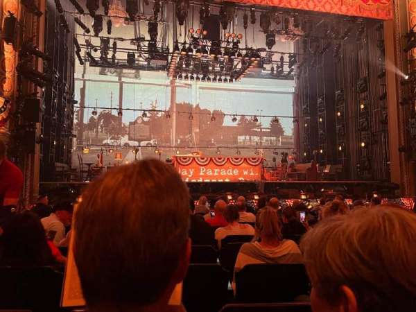 Bernard B. Jacobs Theatre, section: Orchestra C, row: J, seat: 115