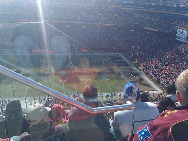 Northwest Stadium, section: 426, row: 5, seat: 20