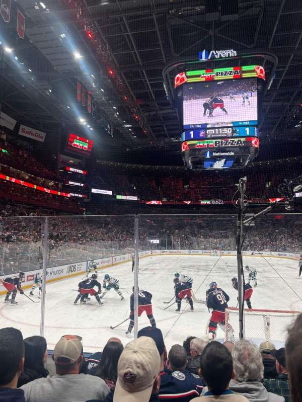 Nationwide Arena, section: 109, row: G, seat: 10