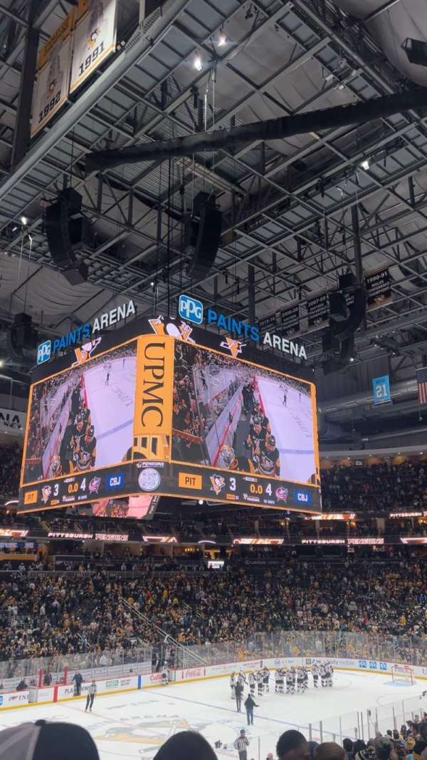 PPG Paints Arena, section: 115, row: X, seat: 11