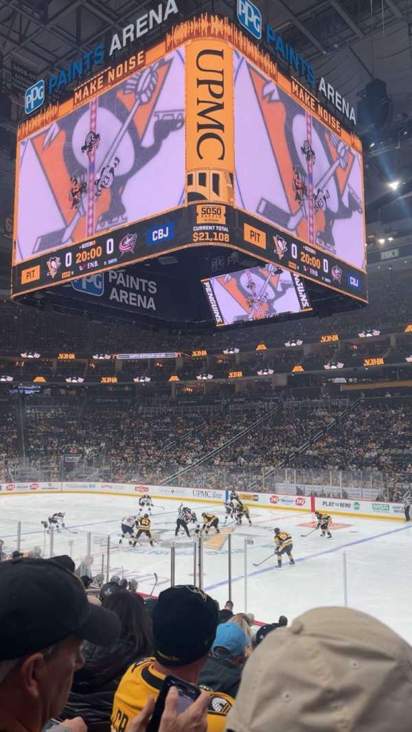 PPG Paints Arena, section: 122, row: N, seat: 3