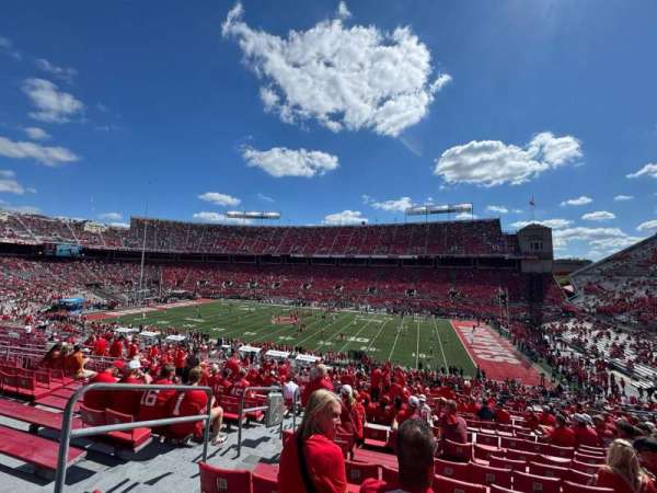 Ohio Stadium, section: 25A, row: 33, seat: 4