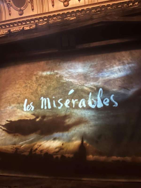 Sondheim Theatre, West End, section: Stalls, row: D, seat: 12