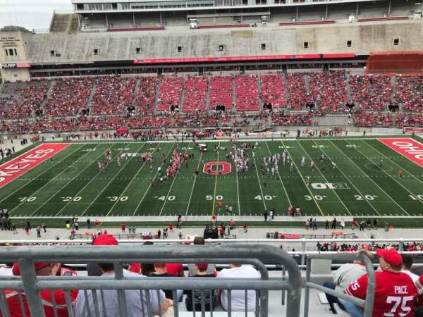 Ohio Stadium, section: 22c, row: 8, seat: 1