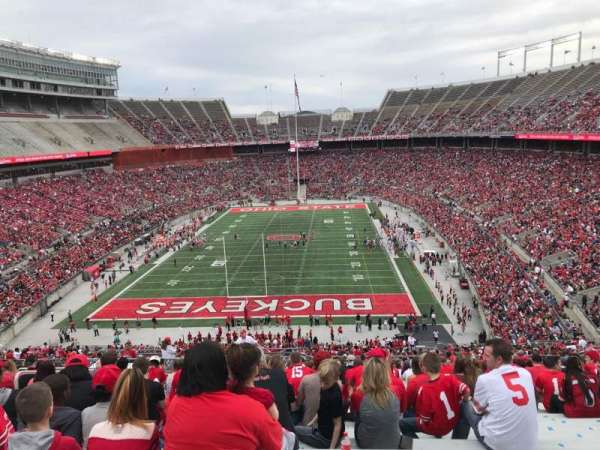Ohio Stadium, section: 38b, row: 27, seat: 25