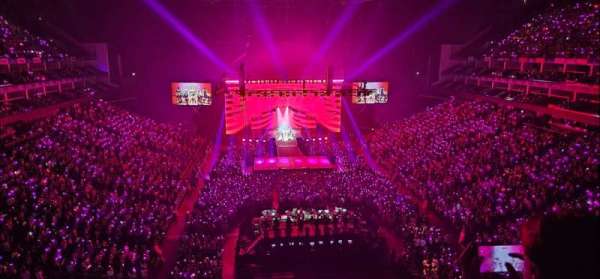 The O2, London, section: 411, row: B, seat: 710