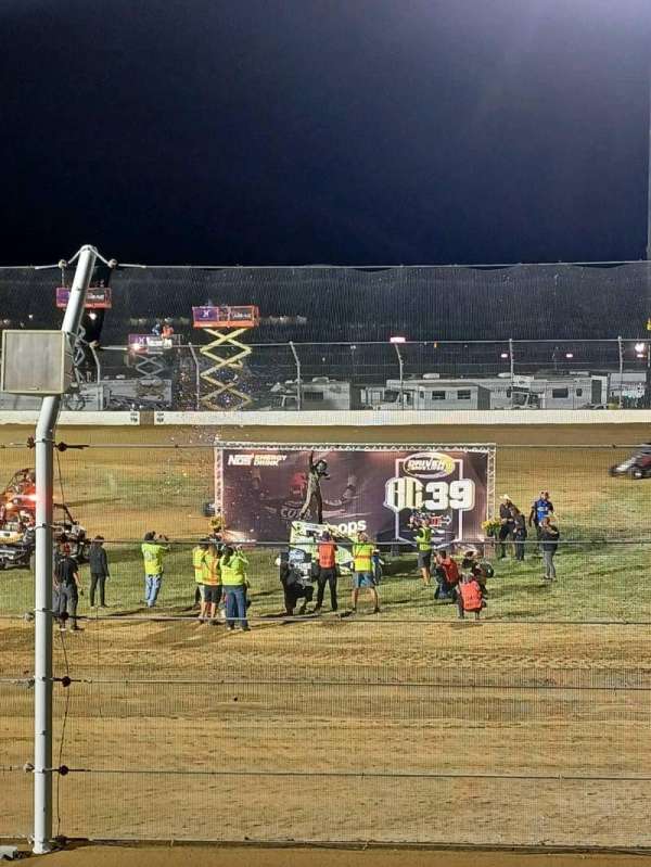 Dirt Track at Indianapolis Motor Speedway, section: 6, row: H, seat: 3