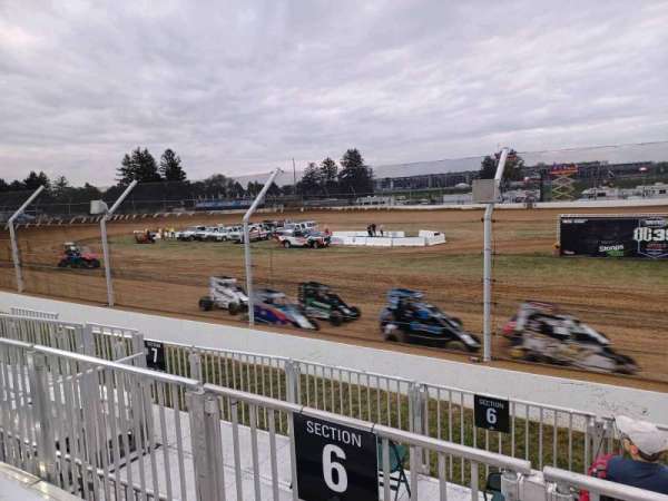 Dirt Track at Indianapolis Motor Speedway, section: 6, row: H, seat: 3