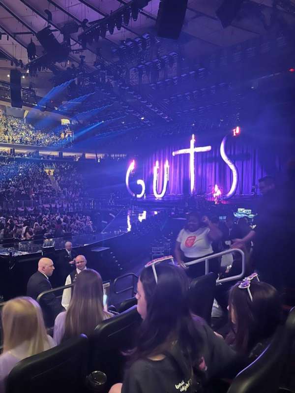 Madison Square Garden, section: 107, row: 4, seat: 13