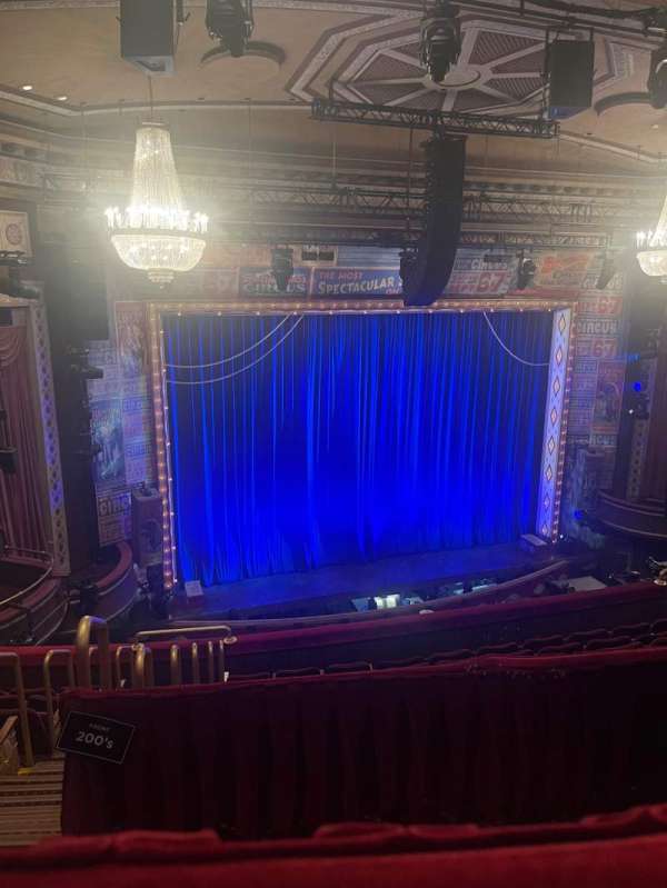 Imperial Theatre, section: Rear Mezzanine LC, row: A, seat: 207