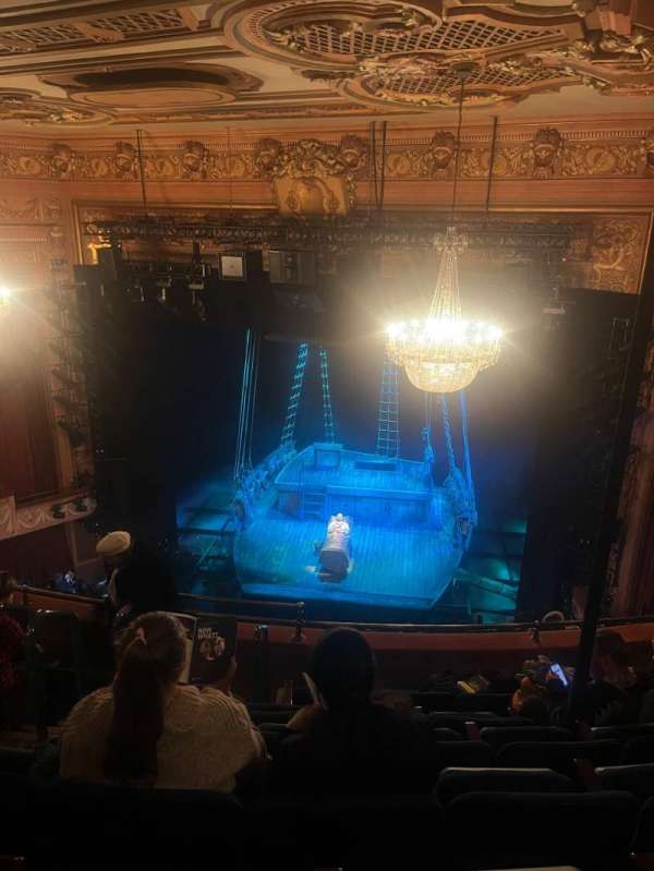 Longacre Theatre, section: Balcony R, row: F, seat: 7