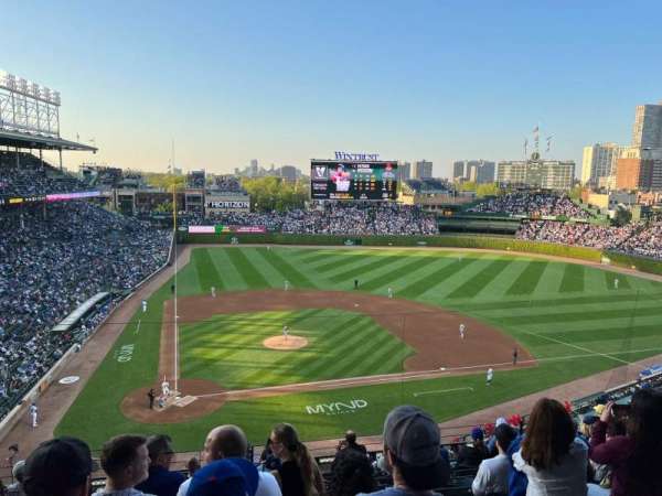 Wrigley Field, section: 322R, row: 10, seat: 3