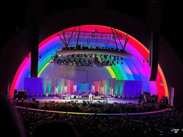 Hollywood Bowl, section: W2, row: 10, seat: 126