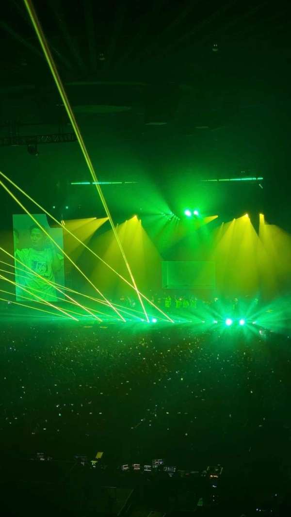 Oakland Arena, section: T2, row: 1, seat: 1