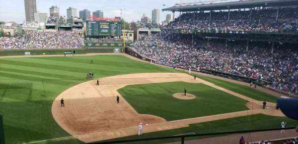 Wrigley Field, section: 308L, row: 2, seat: 2