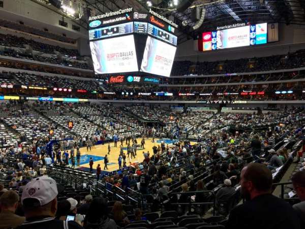 American Airlines Center, section: 122, row: X, seat: 9