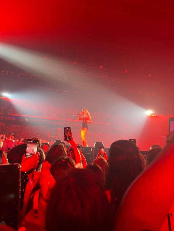 Paris La Défense Arena, section: Floor, row: Gold (right), seat: -